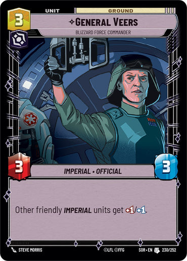 General Veers - Blizzard Force Commander (230/252) [Spark of Rebellion]