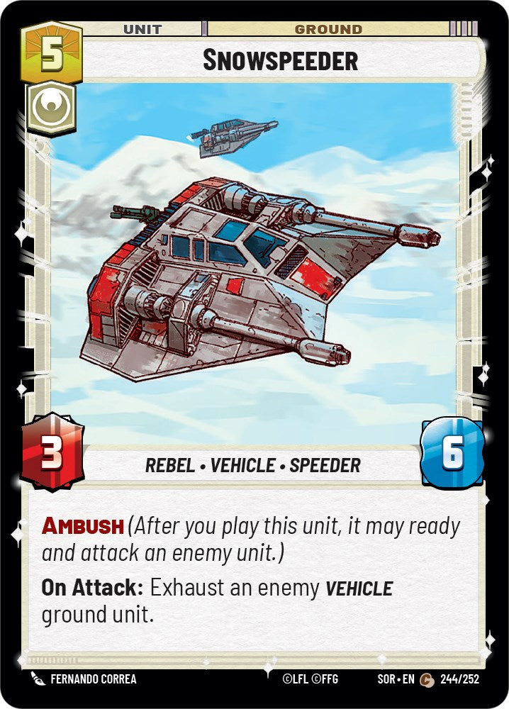 Snowspeeder (244/252) [Spark of Rebellion]