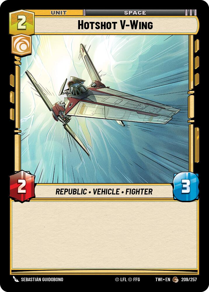 Hotshot V-Wing (209/257) [Twilight of the Republic]