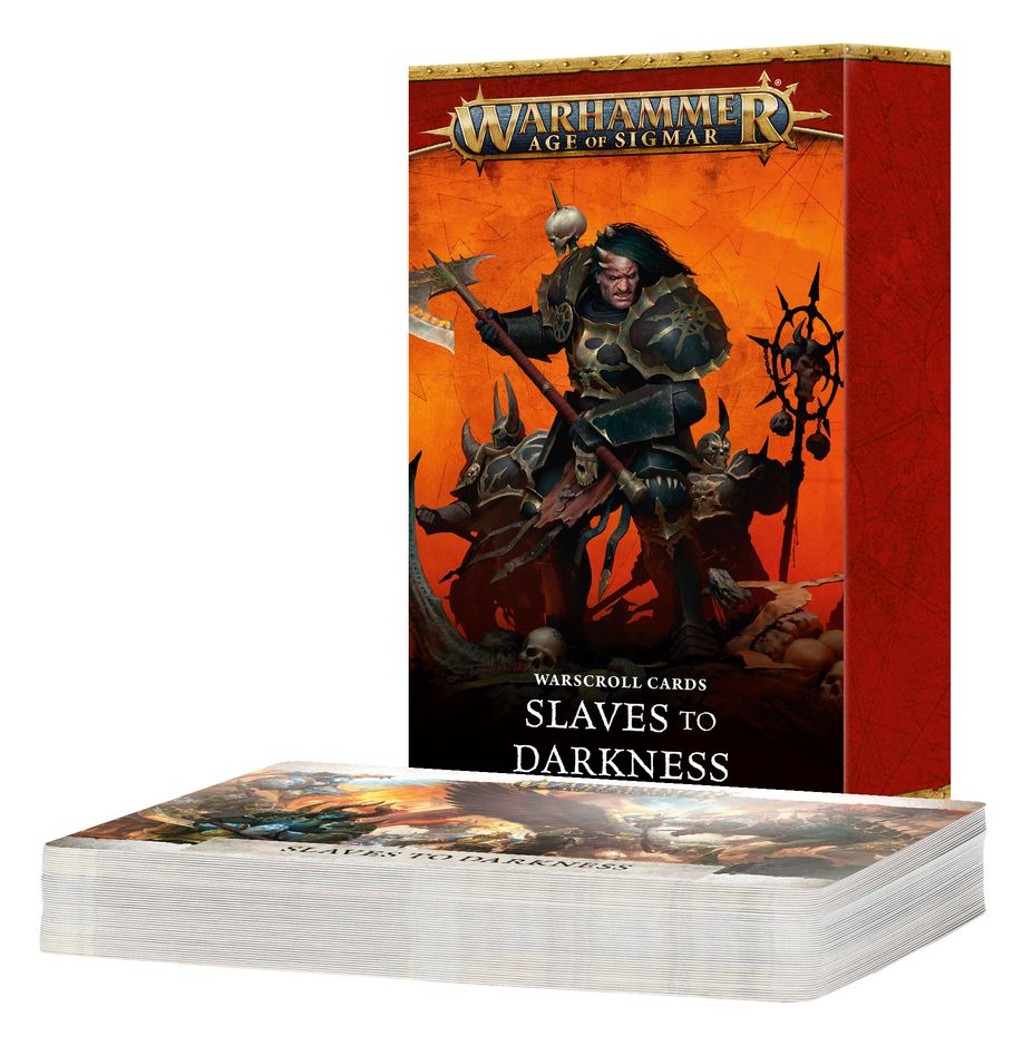 Warhammer Age of Sigmar Warscroll Cards Slaves to Darkness