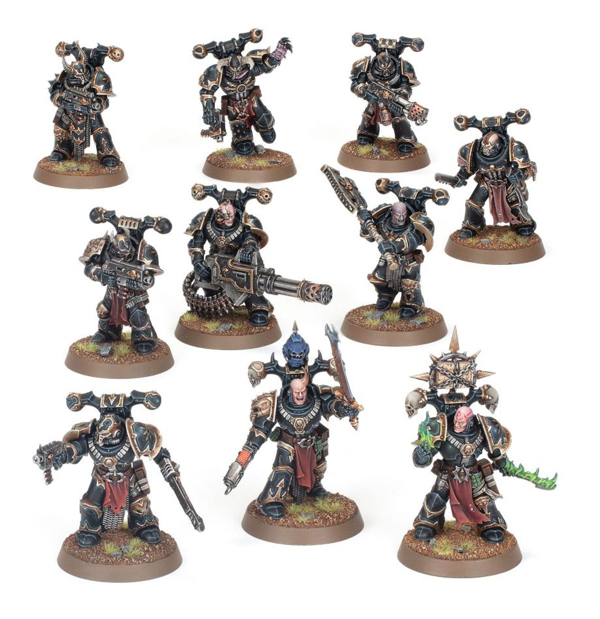 Warhammer 40k Chaos Space Mariens Legionaries