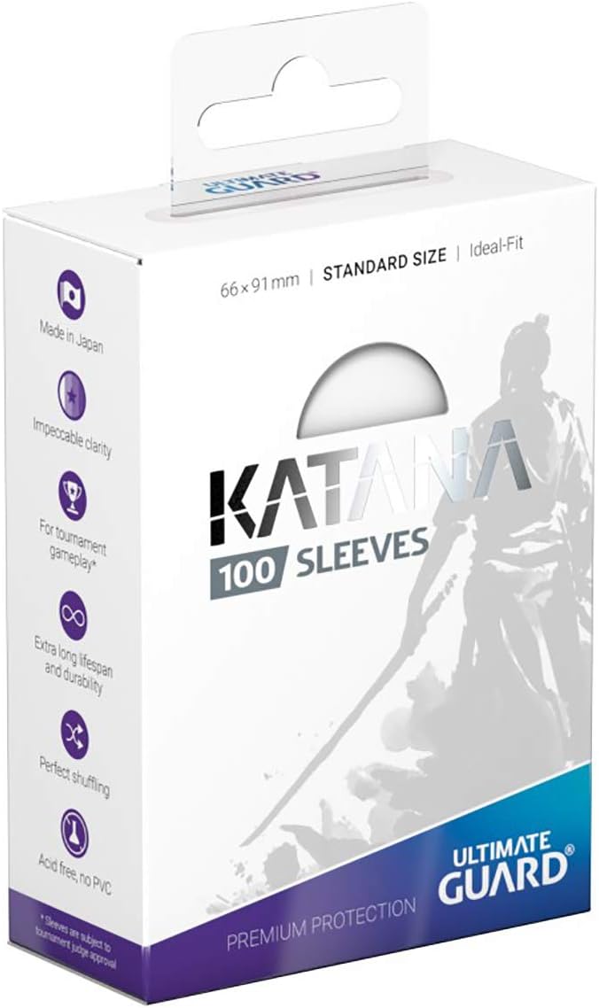 Ultimate Guard Katana 100 Sleeves Transparent