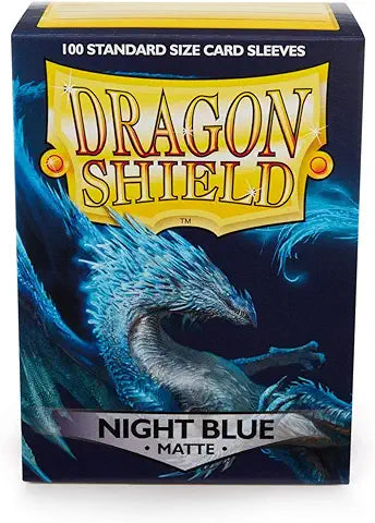 Dragon Shield Matte 100 Standard Sleeves Night Blue