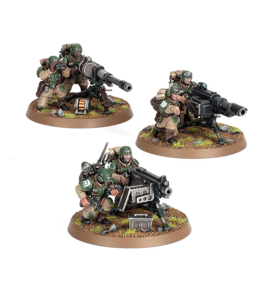 Warhammer 40k Astra Militarum: Cadian Heavy Weapons Squad