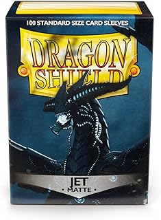 Dragon Shield Matte 100 Standard Sleeves Jet