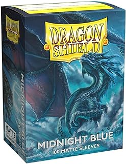 Dragon Shield Matte 100 Standard Sleeves Midnight Blue