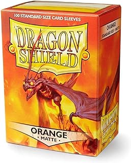 Dragon Shield Matte 100 Standard Sleeves Orange