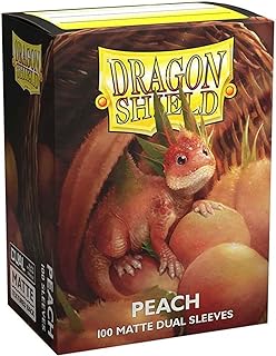 Dragon Shield Matte Dual 100 Standard Sleeves Peach