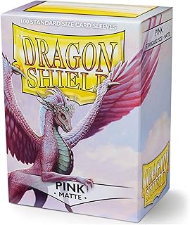 Dragon Shield Matte 100 Standard Sleeves Pink