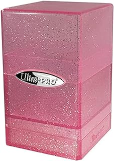 Ultra Pro Satin Tower Glitter Pink