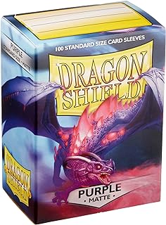 Dragon Shield Matte 100 Standard Sleeves Purple