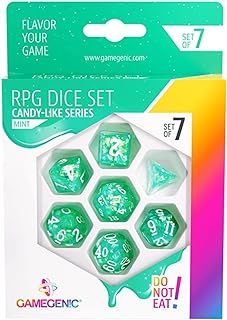 RPG Dice Set - Candy Like Series - Mint