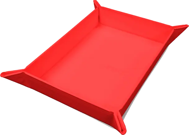 Ultra Pro Foldable Magnetic Dice Tray Vivid Red