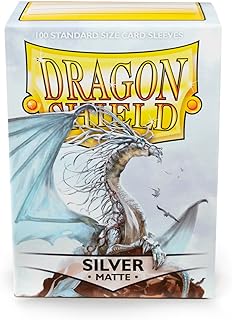 Dragon Shield Matte 100 Standard Sleeves Silver