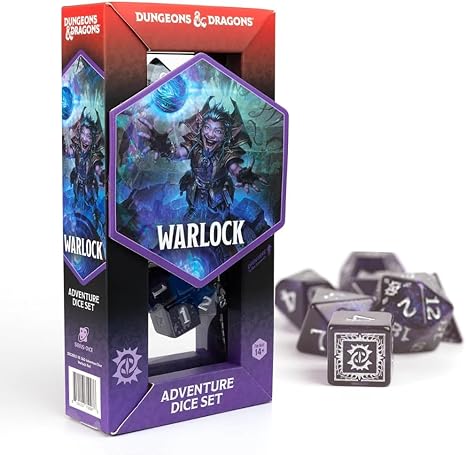 D&D Adventure Dice Warlock