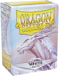 Dragon Shield Matte 100 Standard Sleeves White