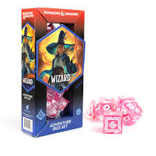 D&D Adventure Dice Wizard Fuchsia