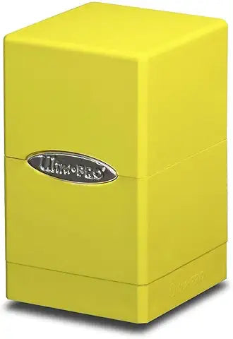 Ultra Pro Satin Tower Deck Box Tower Yellow