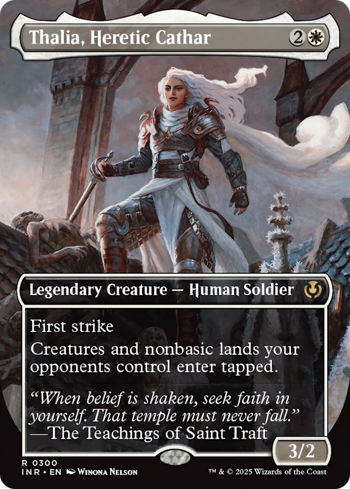 Thalia, Heretic Cathar (borderless) [Innistrad Remastered]