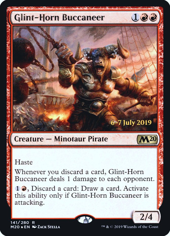 Glint-Horn Buccaneer [Core Set 2020 Prerelease Promos]