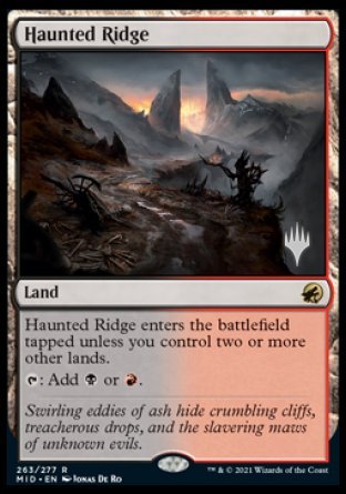 Haunted Ridge (Promo Pack) [Innistrad: Midnight Hunt Promos]